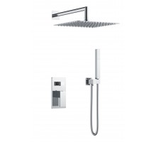 Смеситель встроенный для душа QUBIC Chrome 474-3-CR