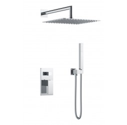 Смеситель встроенный для душа QUBIC Chrome 474-3-CR