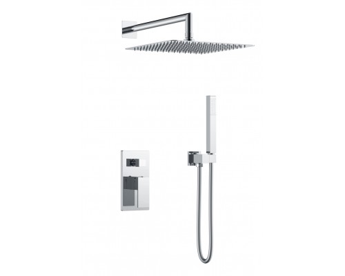 Смеситель встроенный для душа QUBIC Chrome 474-3-CR