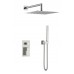 Смеситель встроенный для душа QUBIC Brushed Nickel 474-3-NB