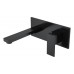 Смеситель для умывальника из стены Qubic Matt Black 475-B