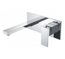 Смеситель для умывальника из стены Qubic Chrome 475-CR