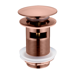 Boheme Слив для раковины, автомат(клик-клак) BRUSHED BRONZE c переливом 612/2-BRB