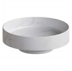 Boheme Раковина накладная SOLE Corian 400*130 Calacatta 801-CLCT