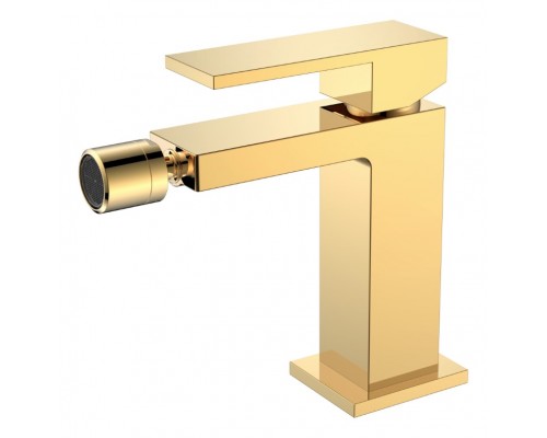 Смеситель для биде Qubic Shine Gold 476-G