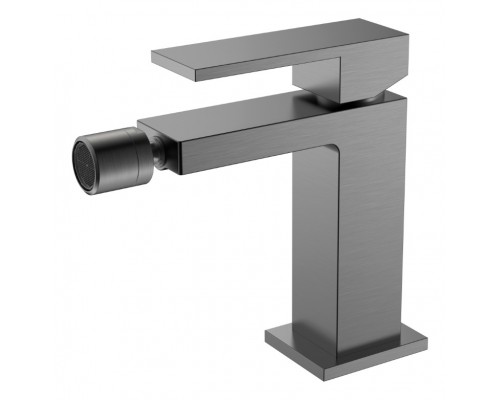 Смеситель для биде Qubic Matt Gun Metal 476-GM