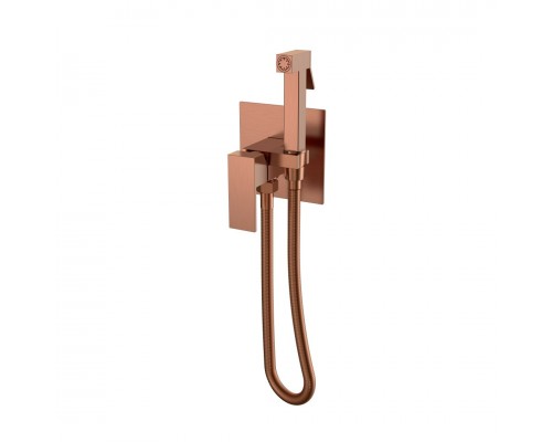 Boheme Смеситель гигиенический Qubic Copper Brushed 477-CB