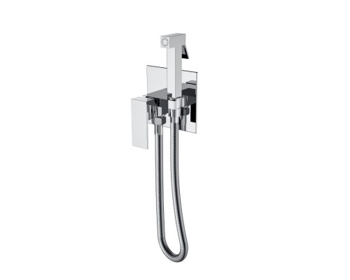 Смеситель гигиенический Qubic Chrome 477-CR
