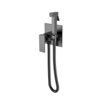 Смеситель гигиенический Qubic Matt Gun Metal 477-GM