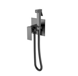 Смеситель гигиенический Qubic Matt Gun Metal 477-GM