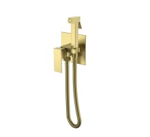 Смеситель гигиенический Qubic Matt Gold 477-MG