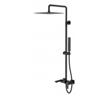 Стойка для душа Qubic Matt Black 478-B