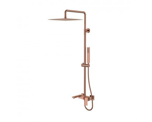 Boheme Стойка для душа QUBIC Copper Brushed 478-CB