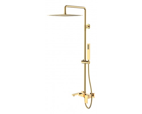 Стойка для душа Qubic Shine Gold 478-G