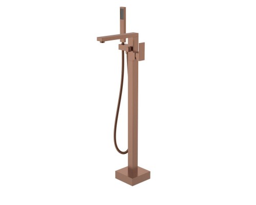 Boheme Смеситель напольный, QUBIC Brushed Bronze 479-BRB