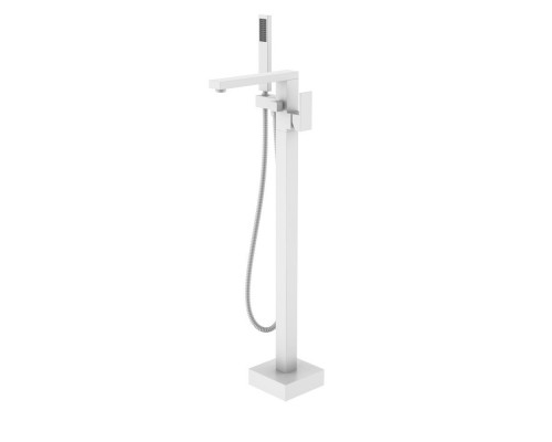 Boheme Смеситель напольный, QUBIC Matt White 479-MW