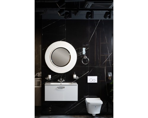 Boheme Зеркало SHINE Белое d82 light 528-W light