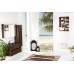 Зеркальный шкаф Vallessi 80 DARK OAK с подстветкой 547-D