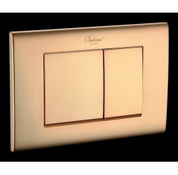 Boheme Кнопка для инсталляции, пластик GOLD, глянец, квадратная 655