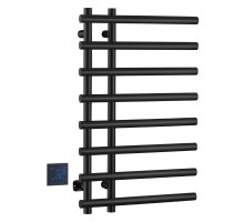 Boheme Полотенцесушитель электрический круглый сухой BLACK 722-B