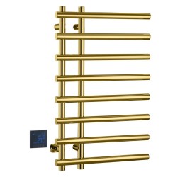 Boheme Полотенцесушитель электрический круглый сухой GOLD 722-G