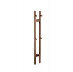 Boheme Полотенцесушитель электрический 2-трубы квадратный BRUSHED BRONZE 728-BRB