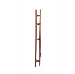 Boheme Полотенцесушитель электрический 2-трубы круглый COPPER BRUSHED 729-CB