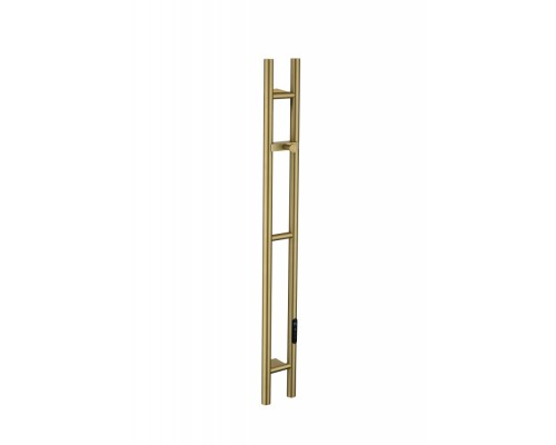 Boheme Полотенцесушитель электрический 2-трубы круглый MATT GOLD 729-MG