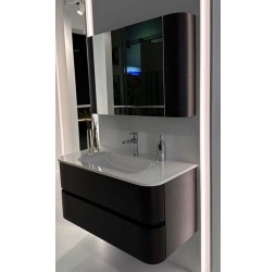 Armadi Art Тумба OVALE D 100см Шпон 2 полки WALNUT 780-100-WN