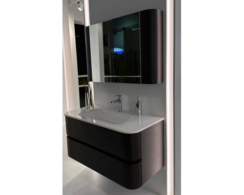 Armadi Art Тумба OVALE D 100см Шпон 2 полки WALNUT 780-100-WN