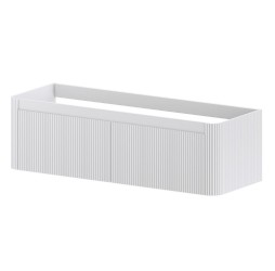 Armadi Art Тумба без раковины VOI рифл. 140см MATT WHITE 782-140-R-MW