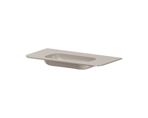 Armadi Art Раковина моноблок VOI 100см STONE FINISH CASHMERE 786-100-SF-C без отв.