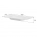 Armadi Art Раковина моноблок VOI 100см STONE FINISH DAPHNE 786-100-SF-D без отв.