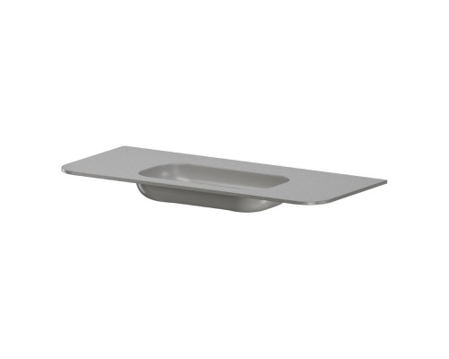 Armadi Art Раковина моноблок VOI 120см STONE FINISH LUNA 786-120-SF-L без отв.