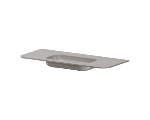 Armadi Art Раковина моноблок VOI 120см STONE FINISH STONE GREY 786-120-SF-SG без отв.