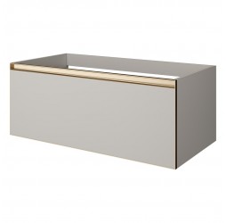 Armadi Art QUATRO 1 100CM тумба CASHMERE профиль MATT GOLD 790-M1-100-CM-MG
