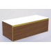 Armadi Art QUATRO 1 120CM тумба BILBAO профиль MATT GOLD + внутр. подсв. 790-M1-120-B-MG-LED