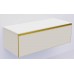 Armadi Art QUATRO 1 120CM тумба CASHMERE профиль MATT GOLD + внутр. подсв. 790-M1-120-CM-MG-LED