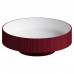 Boheme Раковина накладная рифленая SOLE Corian 400*130 Burgundy 801-R-BUR