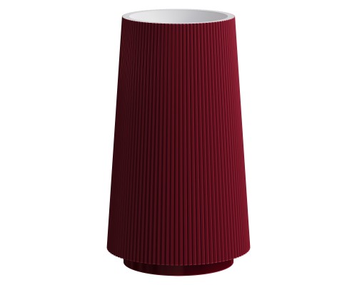 Boheme Раковина напольная рифленая Torre Corian 480*480*850 Burgundy 801-Torre-BUR