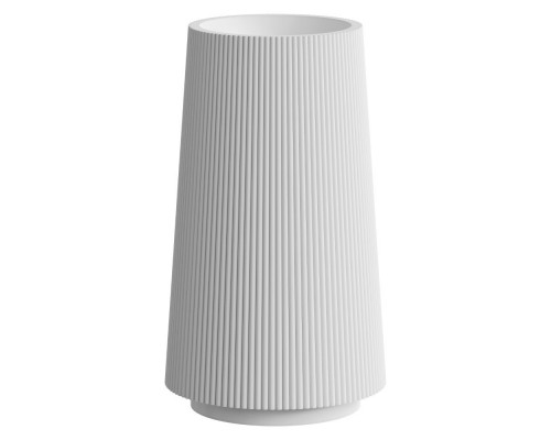 Boheme Раковина напольная рифленая Torre Corian 480*480*850 Matt White 801-Torre-MW