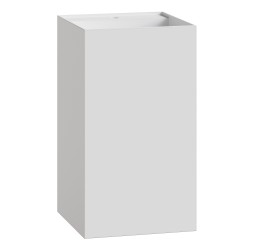 Boheme Раковина напольная Cube Corian 480*480*850 Matt White 802-MW