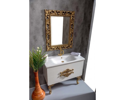 Armadi Art Тумба NeoArt 100см*43,5 WHITE (керам.моноблок) 830-100-WH