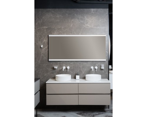 Armadi Art Тумба без раковины Vallessi 140*46см Stone Grey 837-140-GS