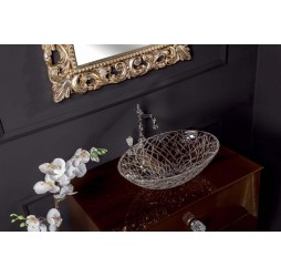 Столешница стекло 80см прямая DARK BROWN 853-080-DB