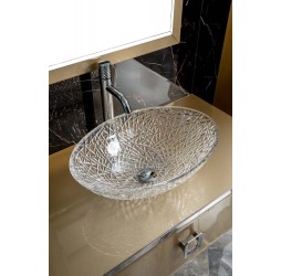 Столешница стекло 100см прямая Светлое золото 853-100-Light Gold