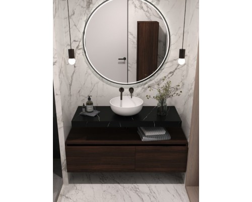Столешница прямая FLAT NERO MARQUINA 1010*460*70 869-100-NM