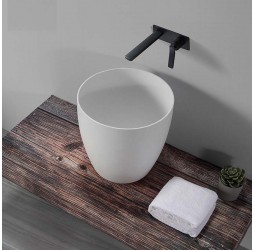 Boheme Раковина чаша круглая Corian белая d39 h40 884-39