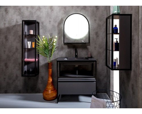 Armadi Art Ящик под консоль LOFT 80 Антрацит, 1 полка 894-080-A