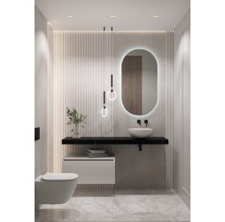 Ящик под столешницу 80см WHITE глянец VALLESSI UNO-S 897-080-W